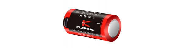 Aku Klarus 16340 3,7V 700mAh