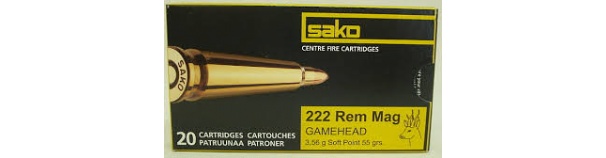 Padr.Sako 222RemMag 110G GAMEHEAD 3,56g