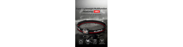 Pealamp Klarus HM3 670Lum Black