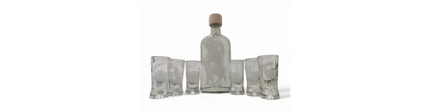 Karafin Jägerglas +6pitsi  5cl