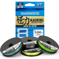 Nöör ShimanoKairiki8Kollane 0,06mm5,3kg